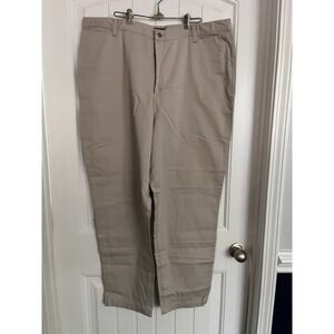 NWT Lee Easy Fit Pants Women's Plus 22W Khaki Stretch Straight Leg Career